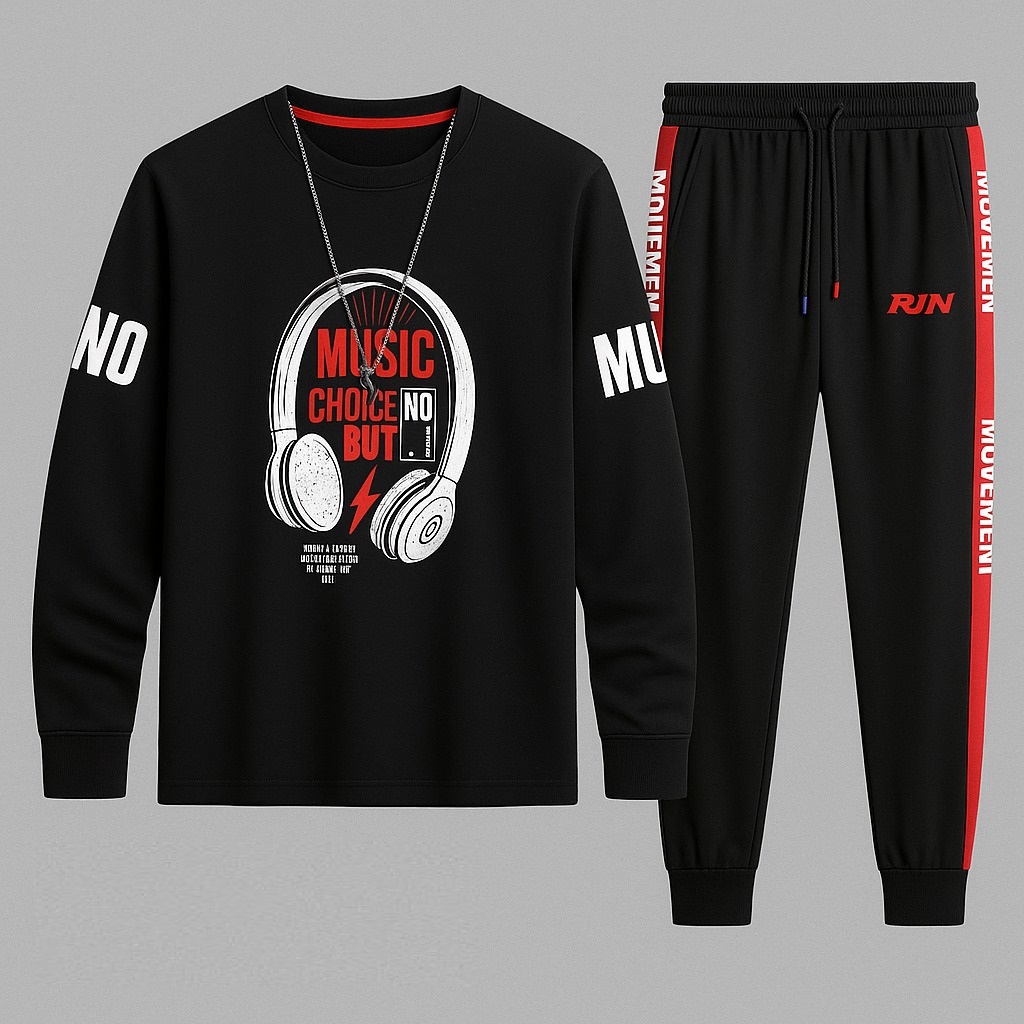 Full Sleeve Tshirt and Trouser Set