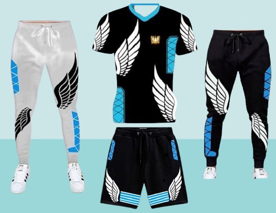 Stylist Printed Half Sleeve T-Shirt & pant 4 pics Set
