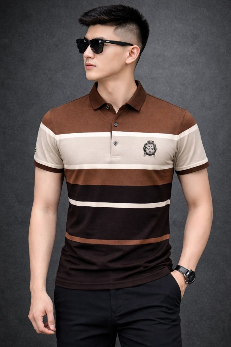 Elegant stylish polo shirt