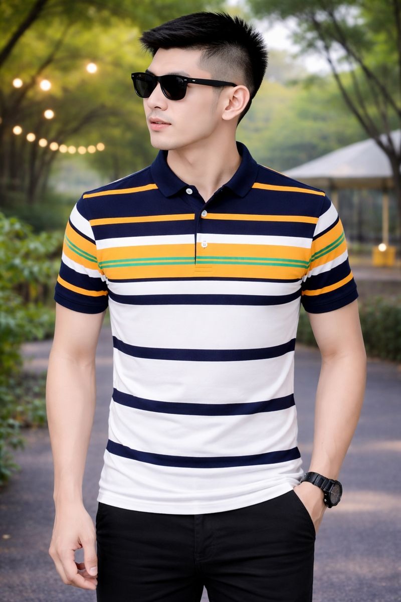 Elegant stylish polo shirt