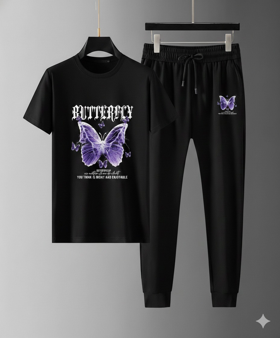 Trendy Mash T-Shirt Trouser Combo