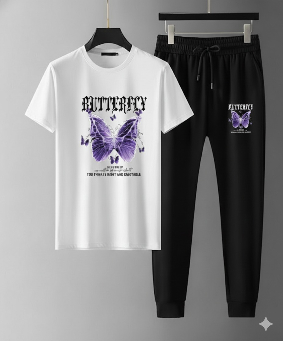 Trendy Mash T-Shirt Trouser Combo
