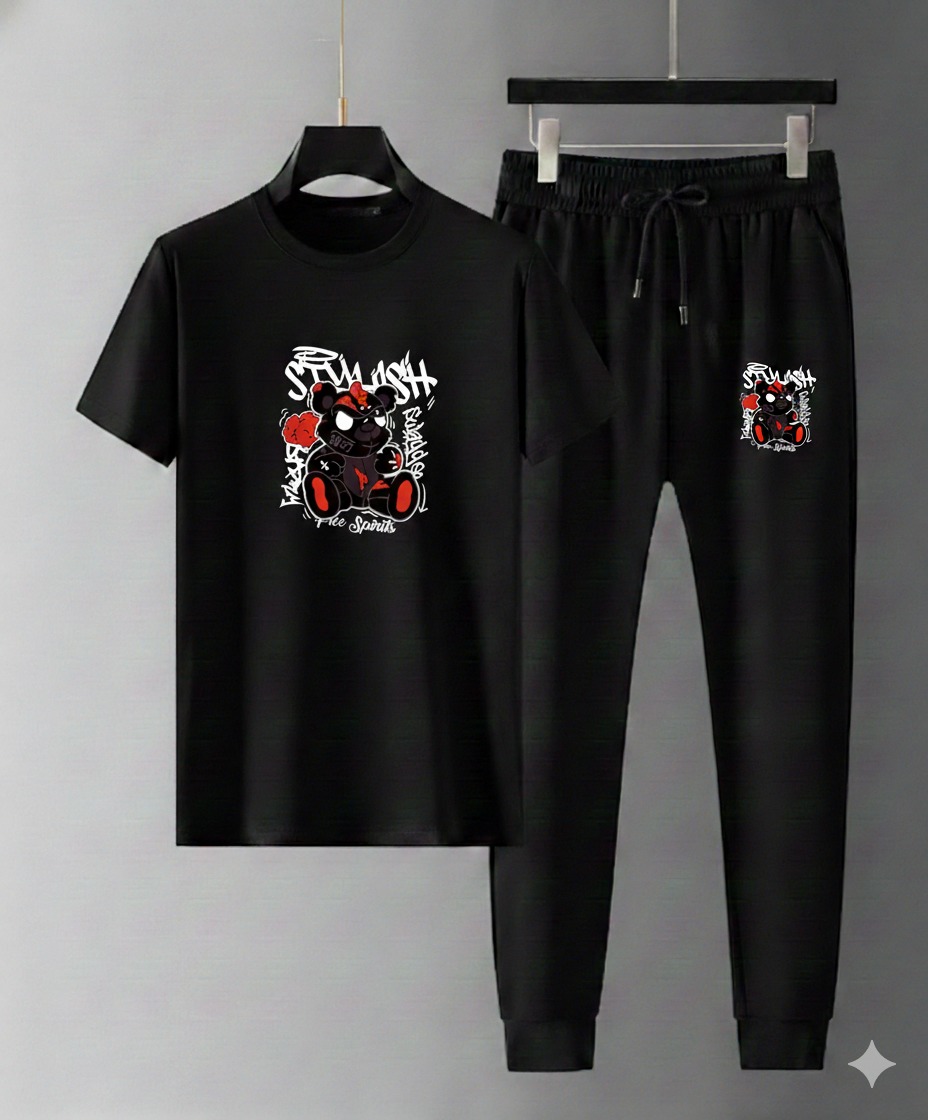 Trendy Mash T-Shirt Trouser Combo