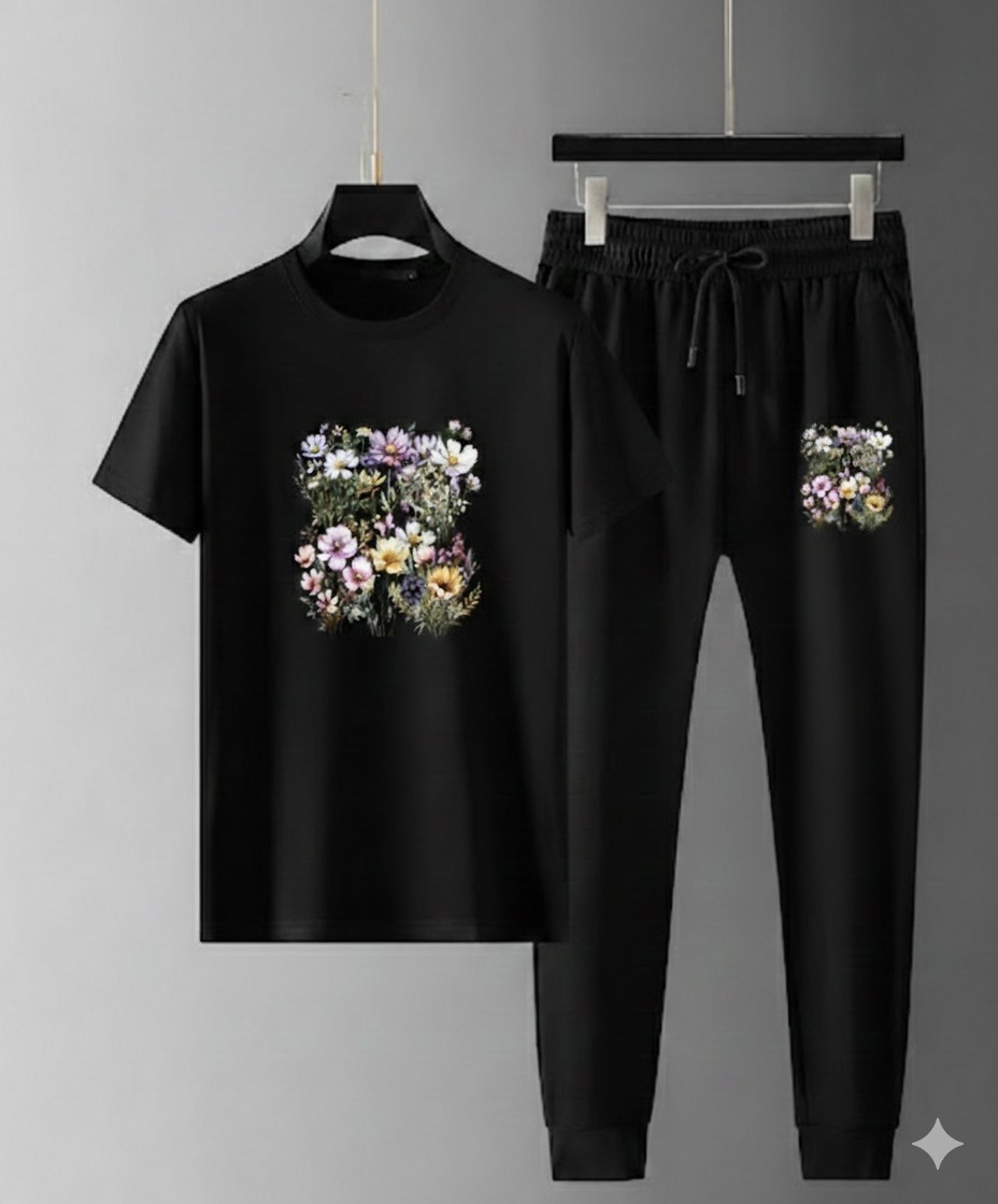 Trendy Mash T-Shirt Trouser Combo