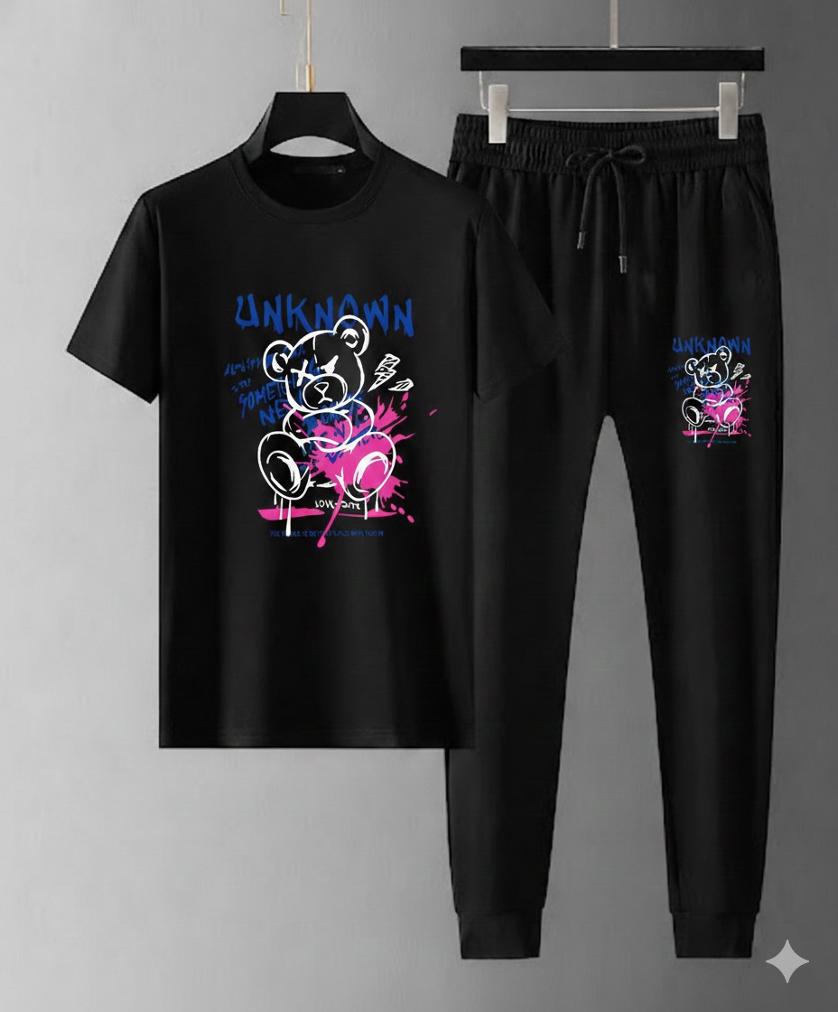 Trendy Mash T-Shirt Trouser Combo
