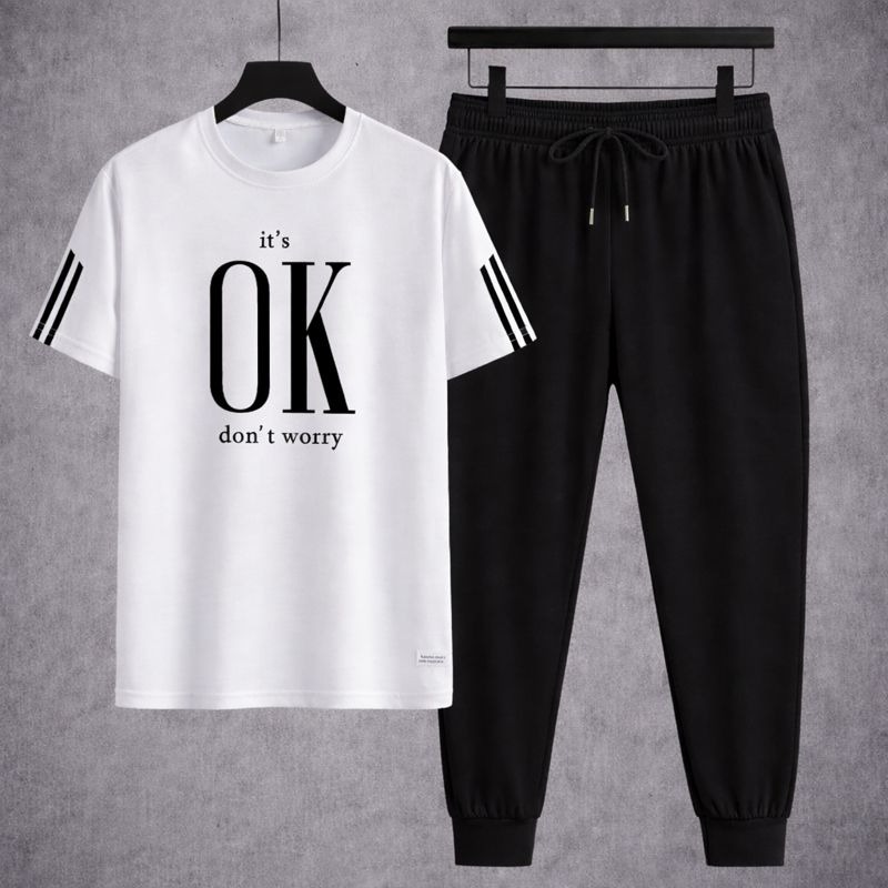 Trendy Mash T-Shirt Trouser Combo