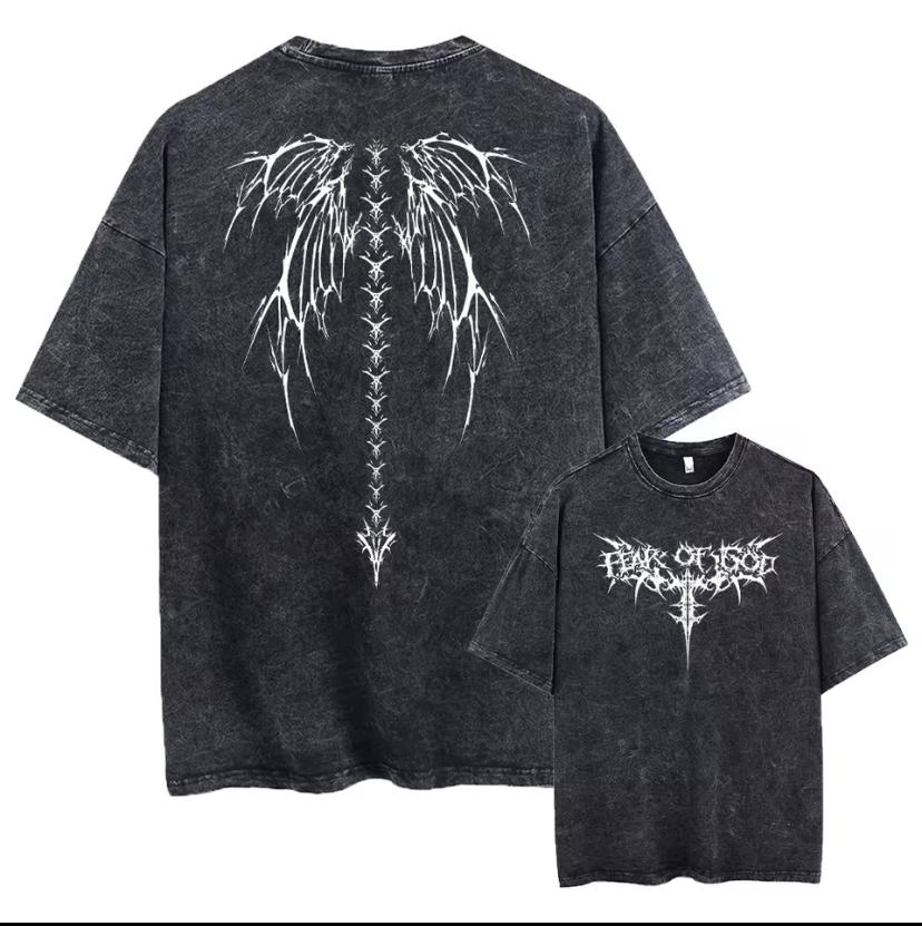 Premium Acid Wash Drop Shoulder TShirt