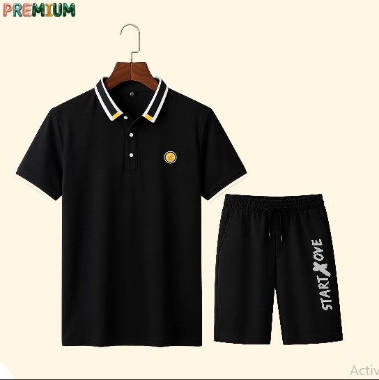 Polo Shirt and Half Pant Combo