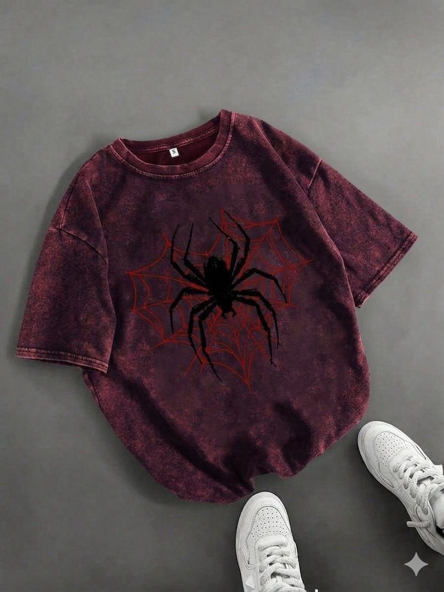 Premium Acid Wash Drop Shoulder TShirt