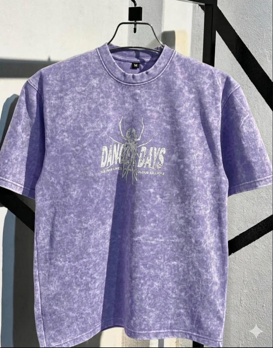 Premium Acid Wash Drop Shoulder TShirt