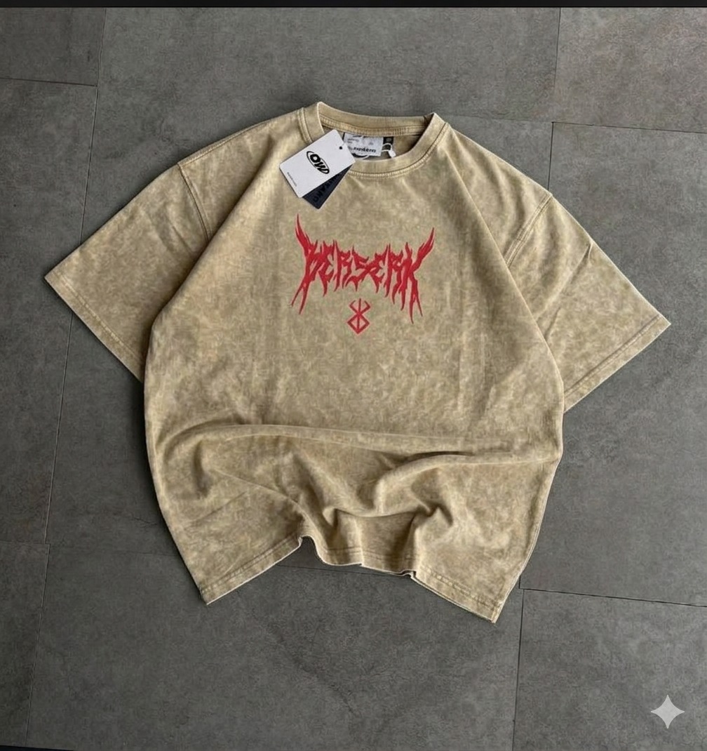 Premium Acid Wash Drop Shoulder TShirt