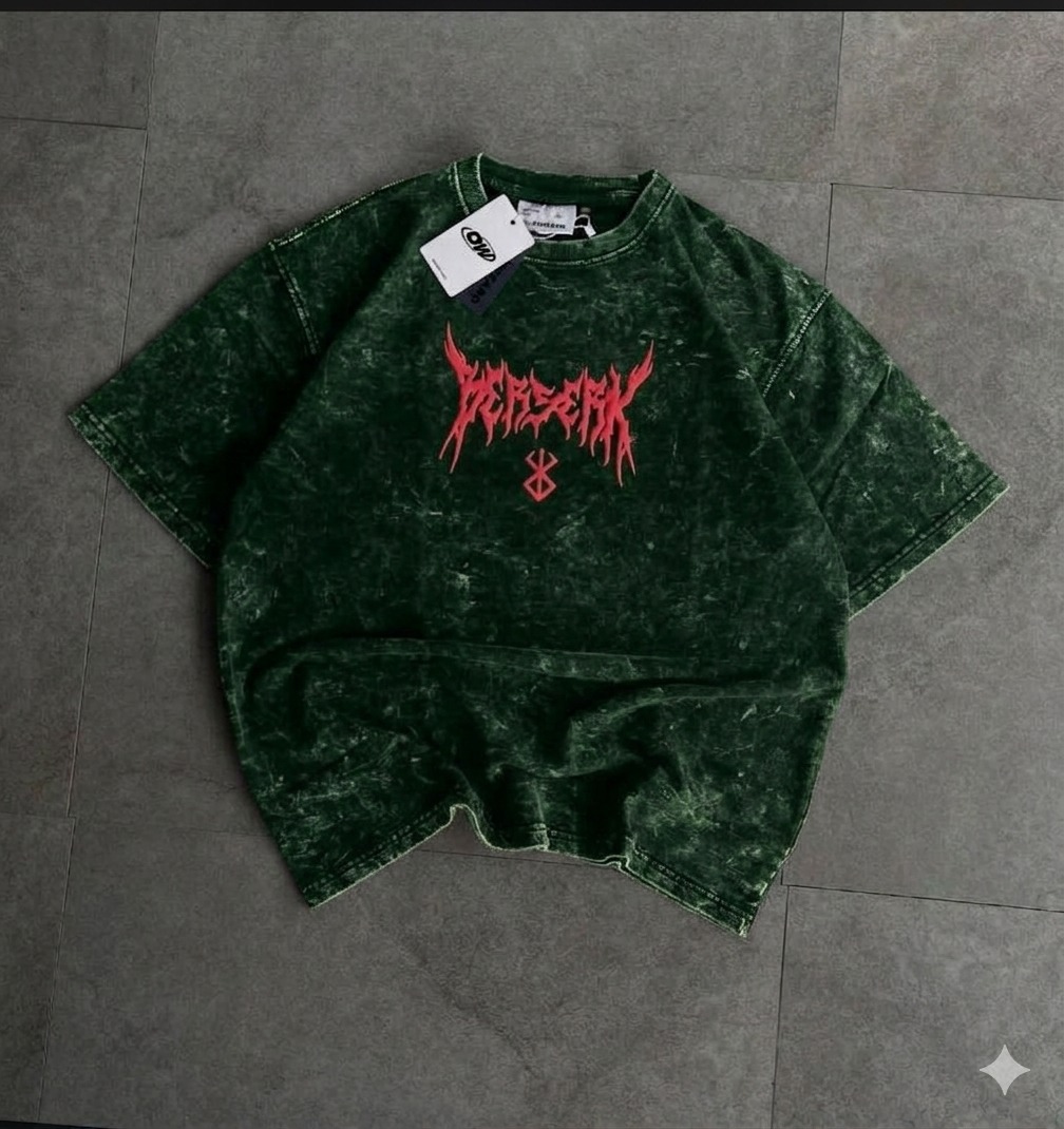 Premium Acid Wash Drop Shoulder TShirt