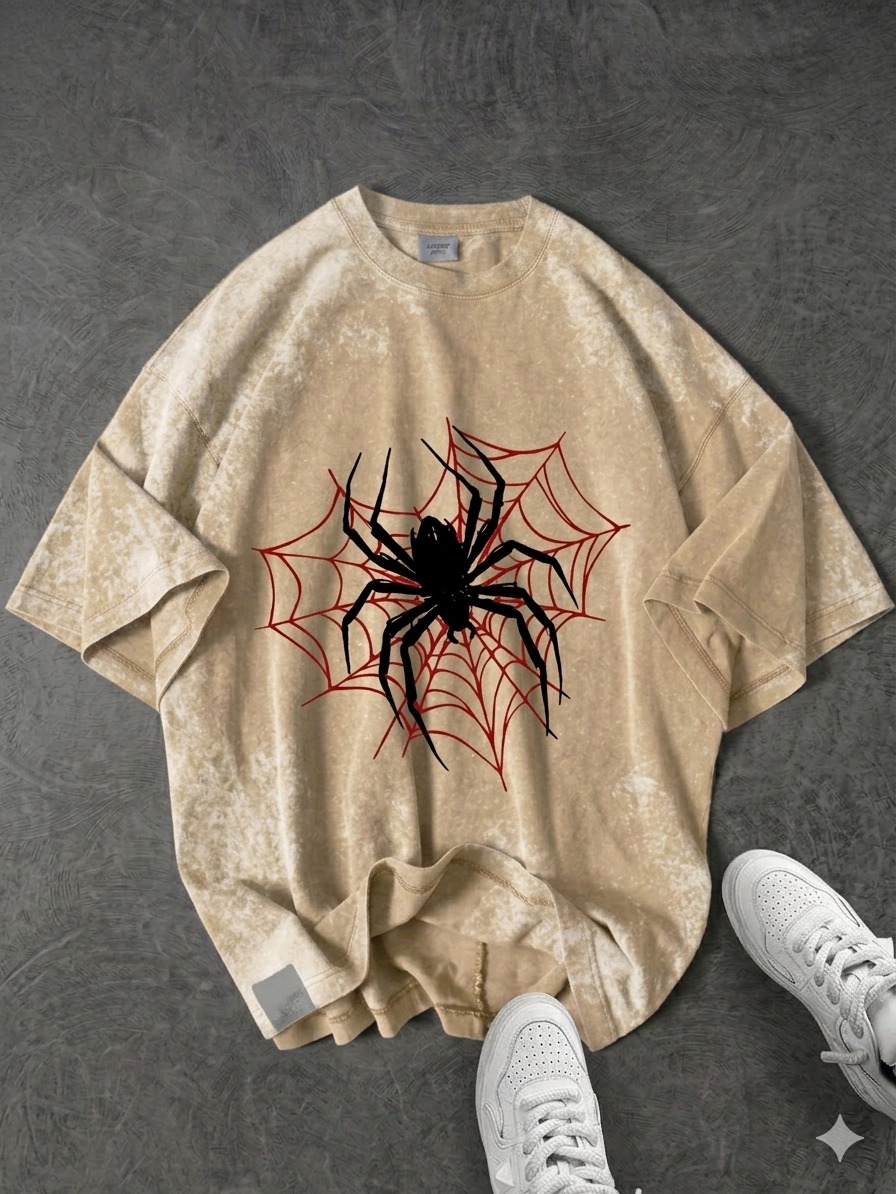 Premium Acid Wash Drop Shoulder TShirt