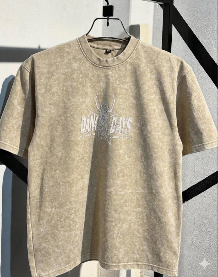 Premium Acid Wash Drop Shoulder TShirt