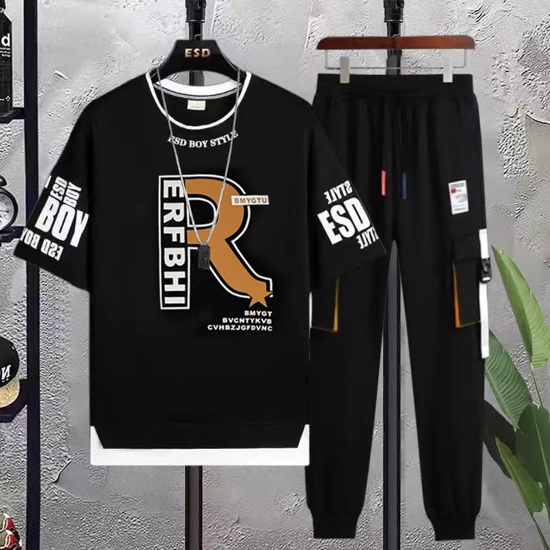 Half Sleeve T-Shirt & Trouser Set