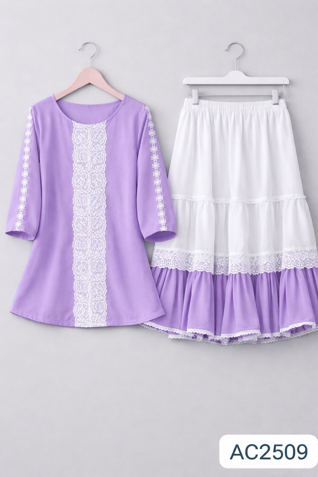 Trendy Ladies Tops and Skirt Set
