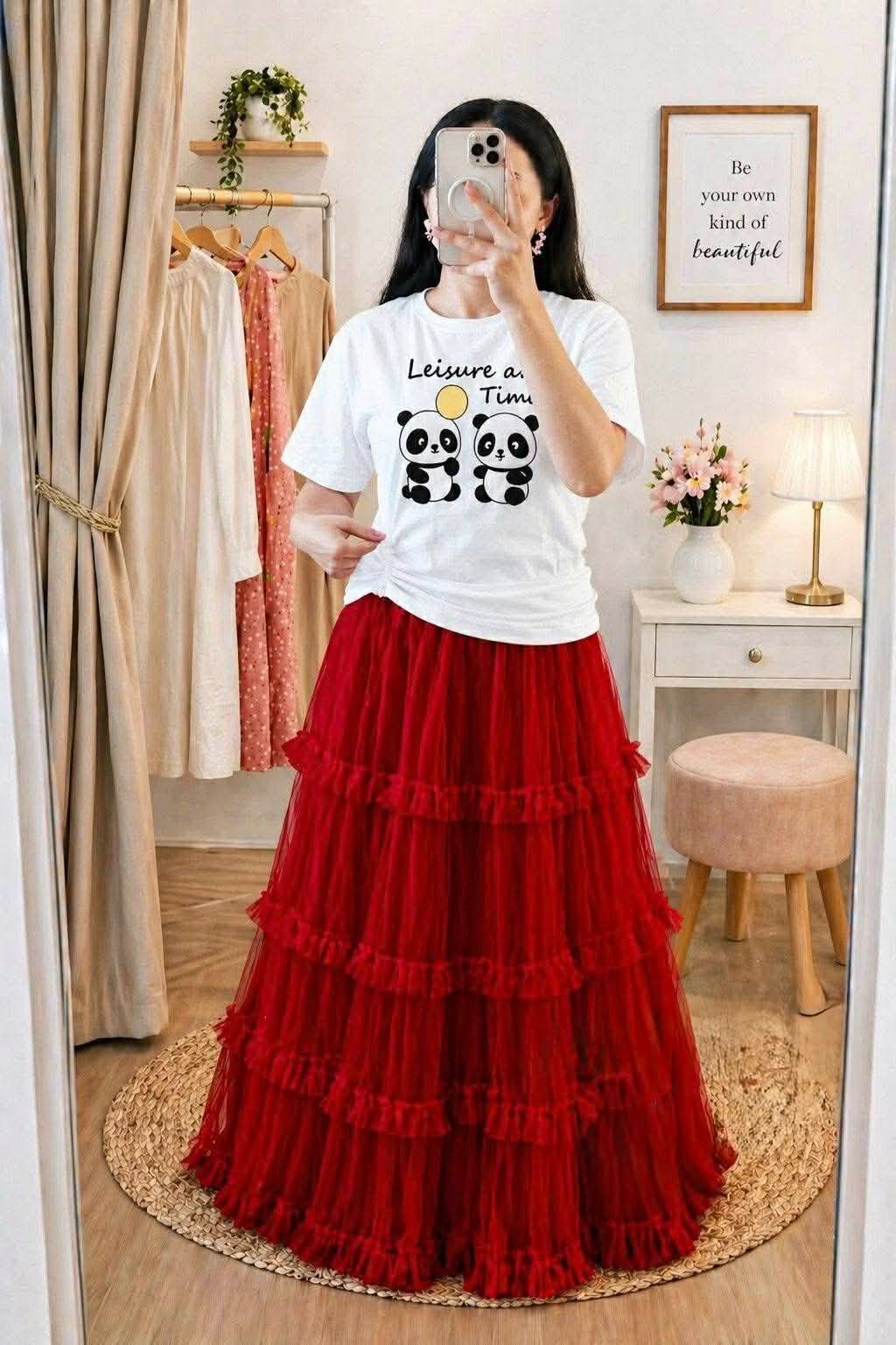 Tshirt and Skirt Set