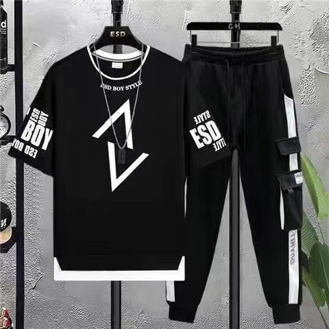 Half Sleeve T-Shirt & Trouser Set