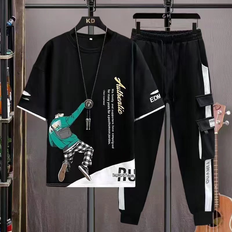 Half Sleeve T-Shirt & Trouser Set