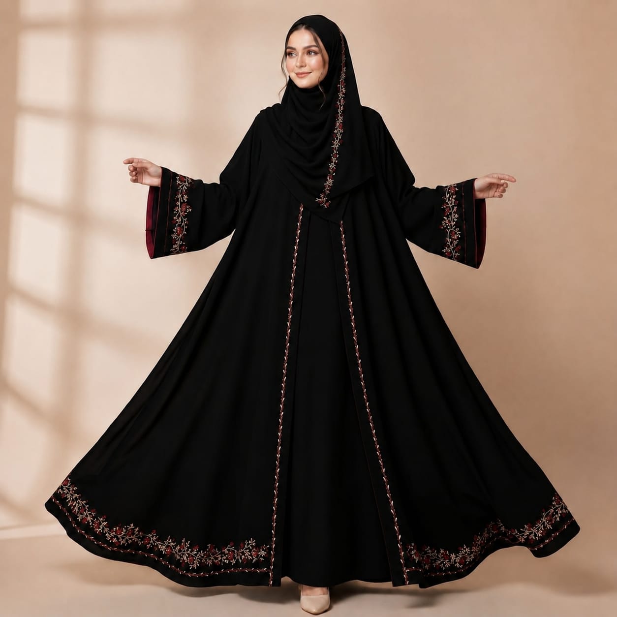 Embroidery Koti Borka