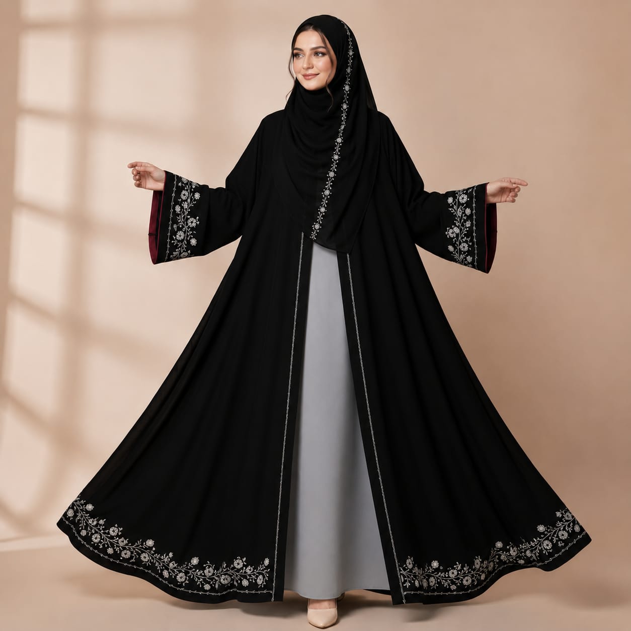Embroidery Koti Borka