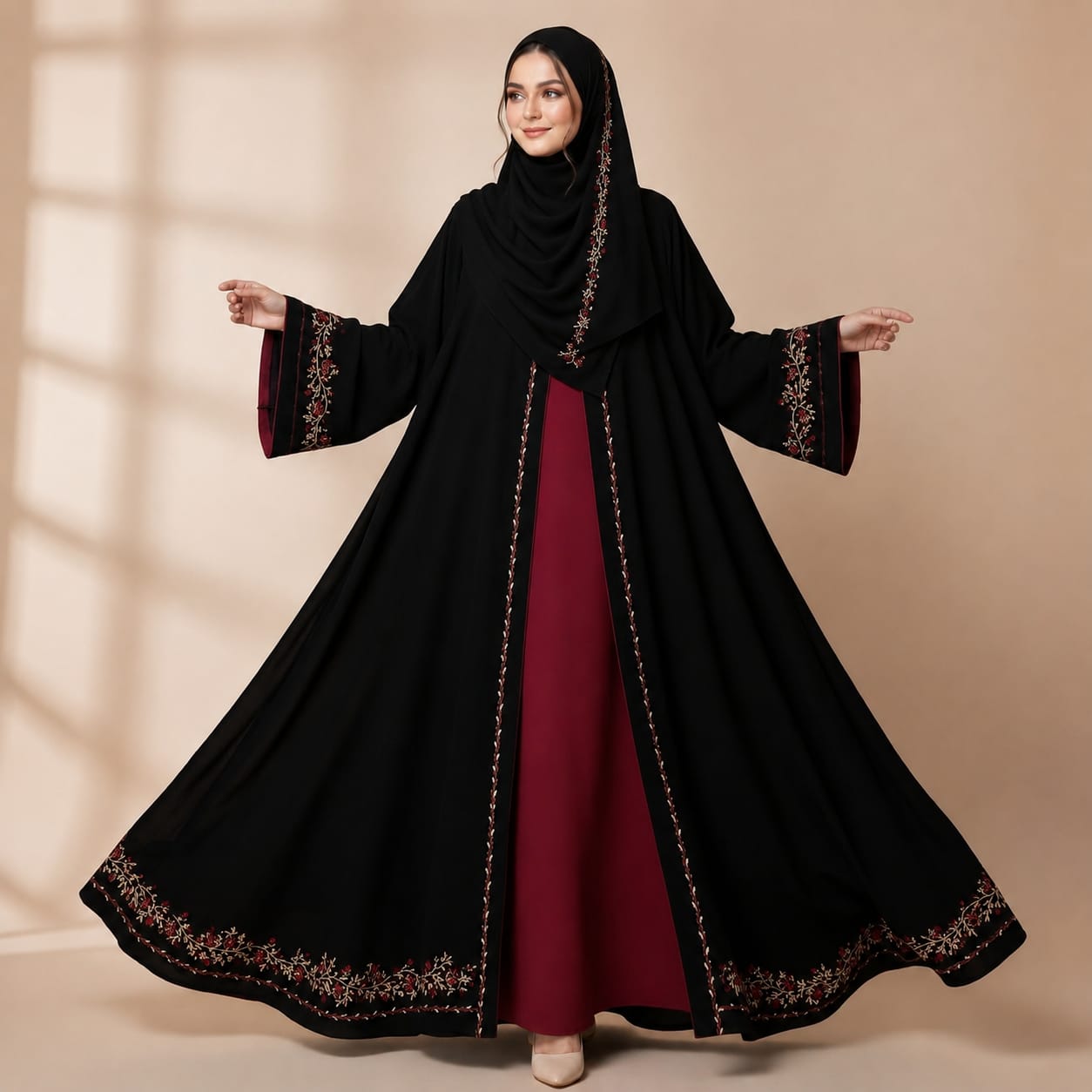 Embroidery Koti Borka