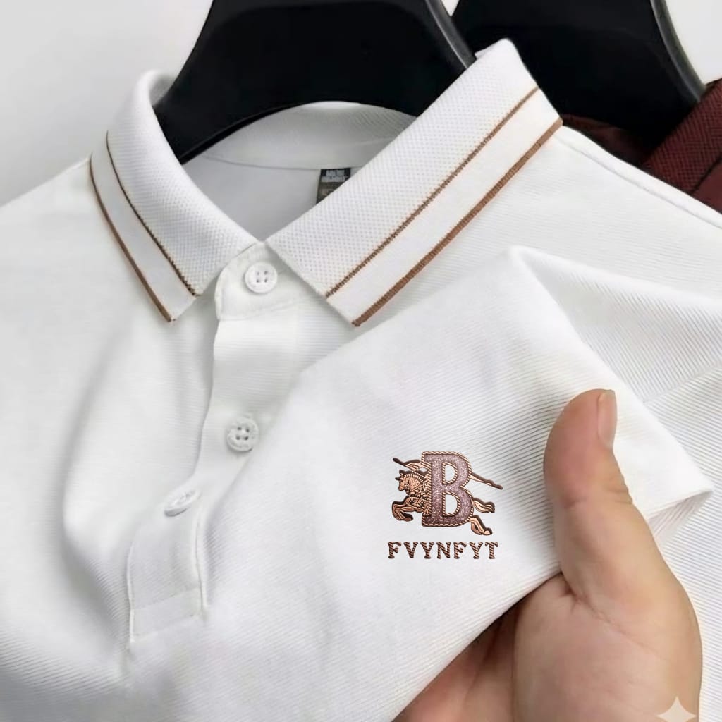 Premium Polo Shirt with China Sticker