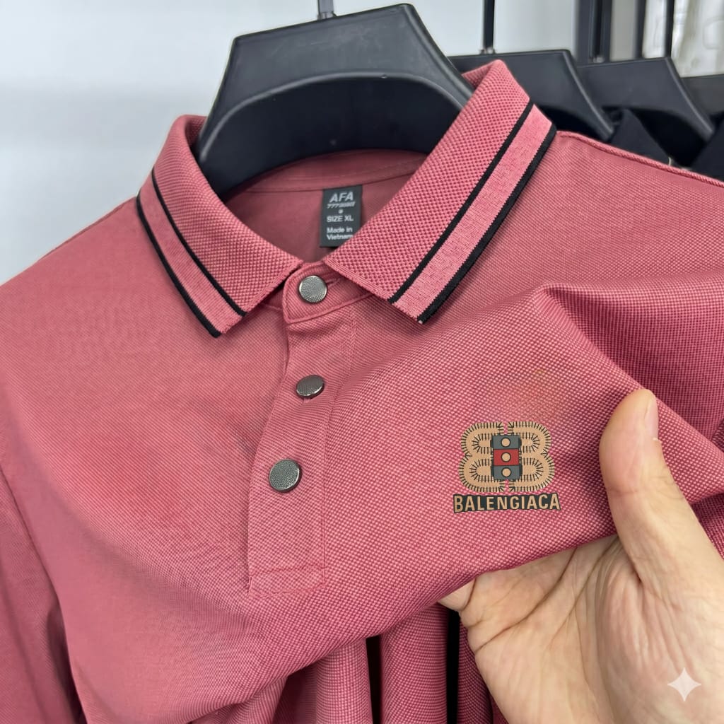 Premium Polo Shirt with China Sticker