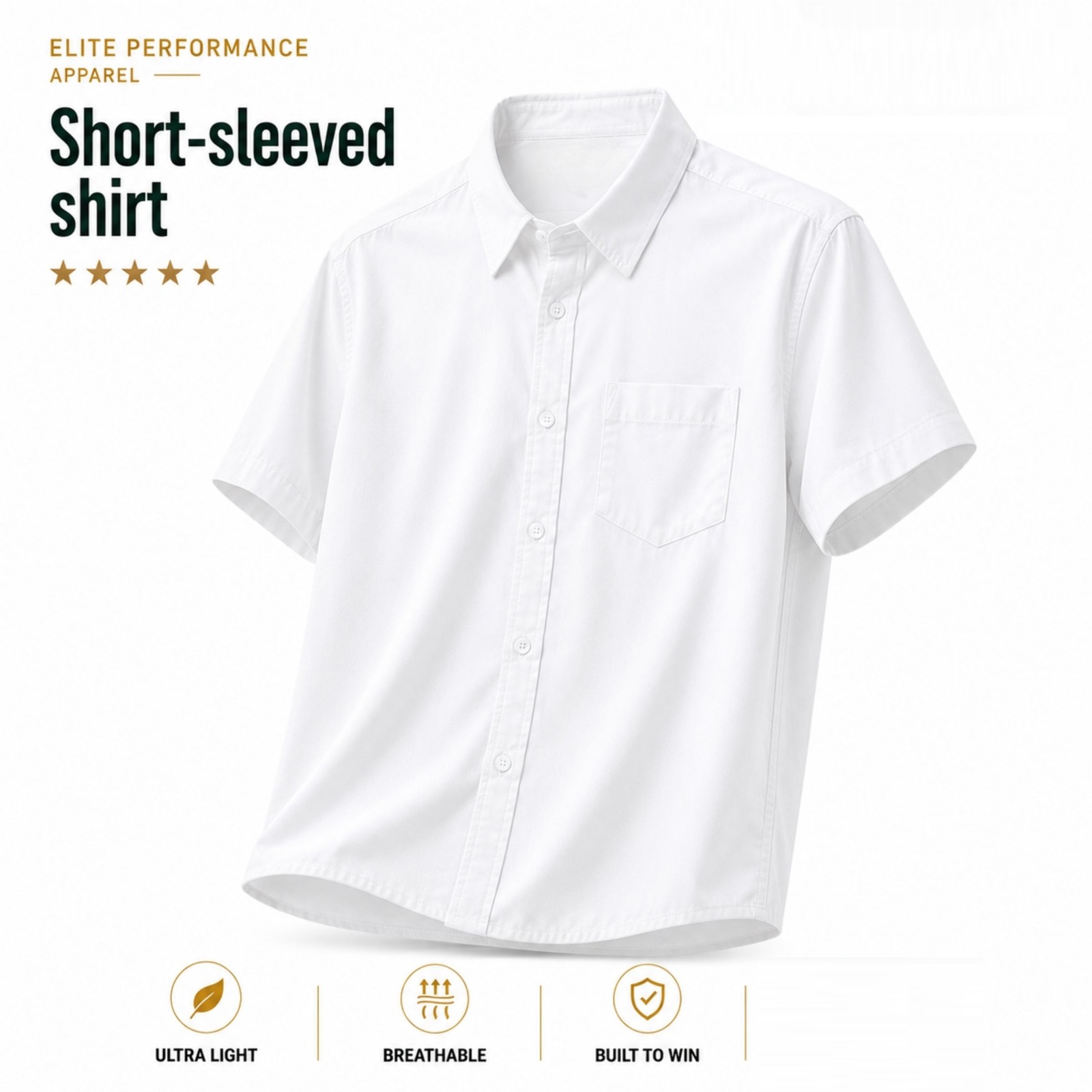 Premium Oxford Cotton Half Sleeve Shirt