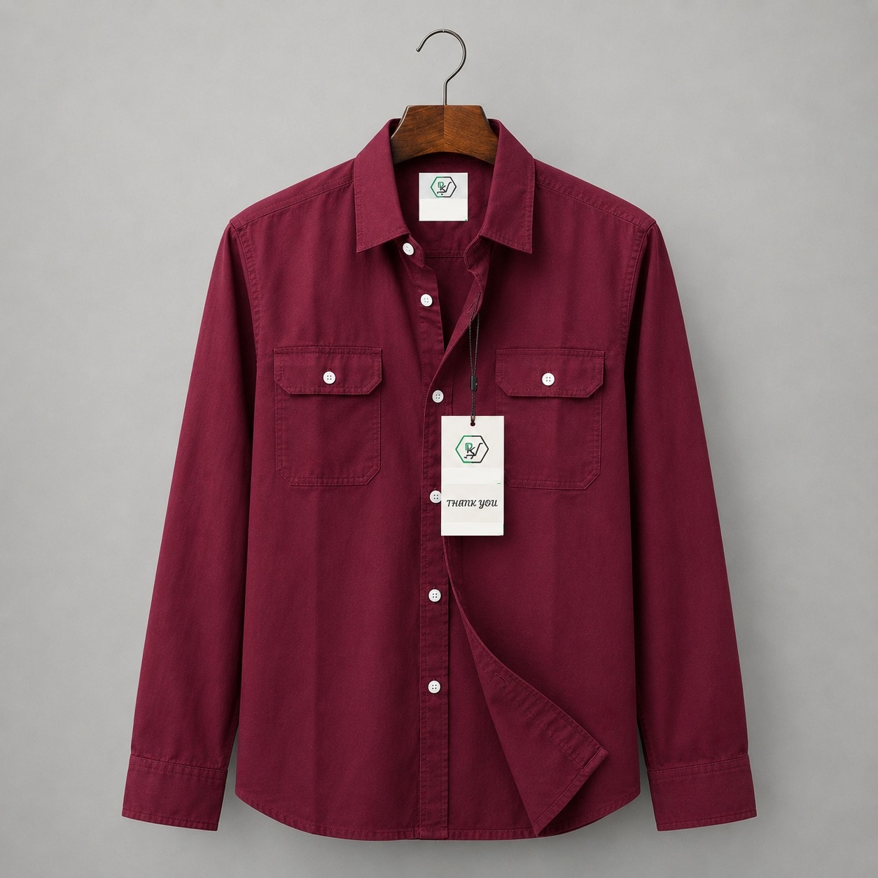 Premium Double Pocket Oxford Cotton Shirt
